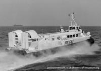 AP1-88 hovercraft with the Scandinavian company SAS -  (credit: The <a href='http://www.hovercraft-museum.org/' target='_blank'>Hovercraft Museum Trust</a>).